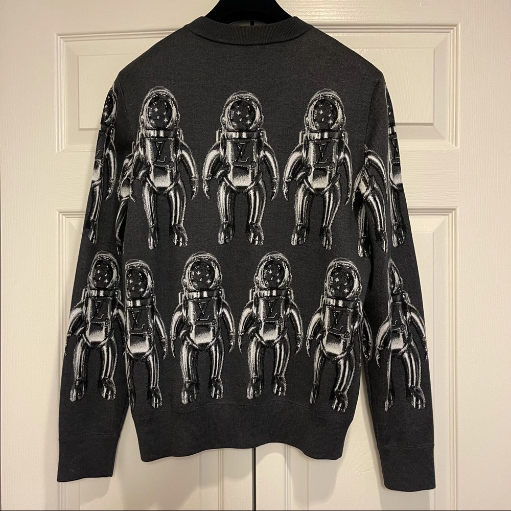 Louis Vuitton Spaceman Jacquard sweater in size S - Picture 3 of 10